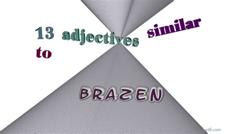 brazen definition free.